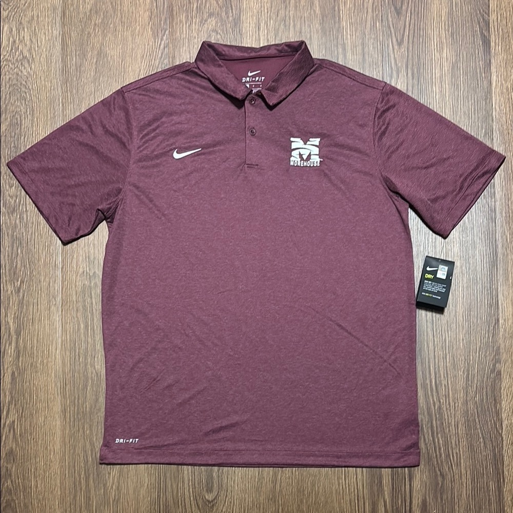🔥🔥🔥Official Morehouse School of Medicine Nike Dri-FIT Polo Size: Large🔥🔥🔥